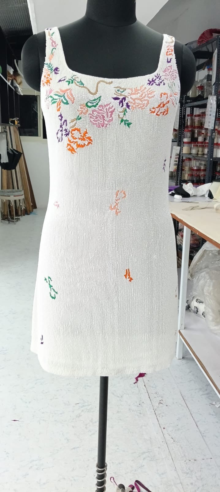 Colouring Book Beaded Dress