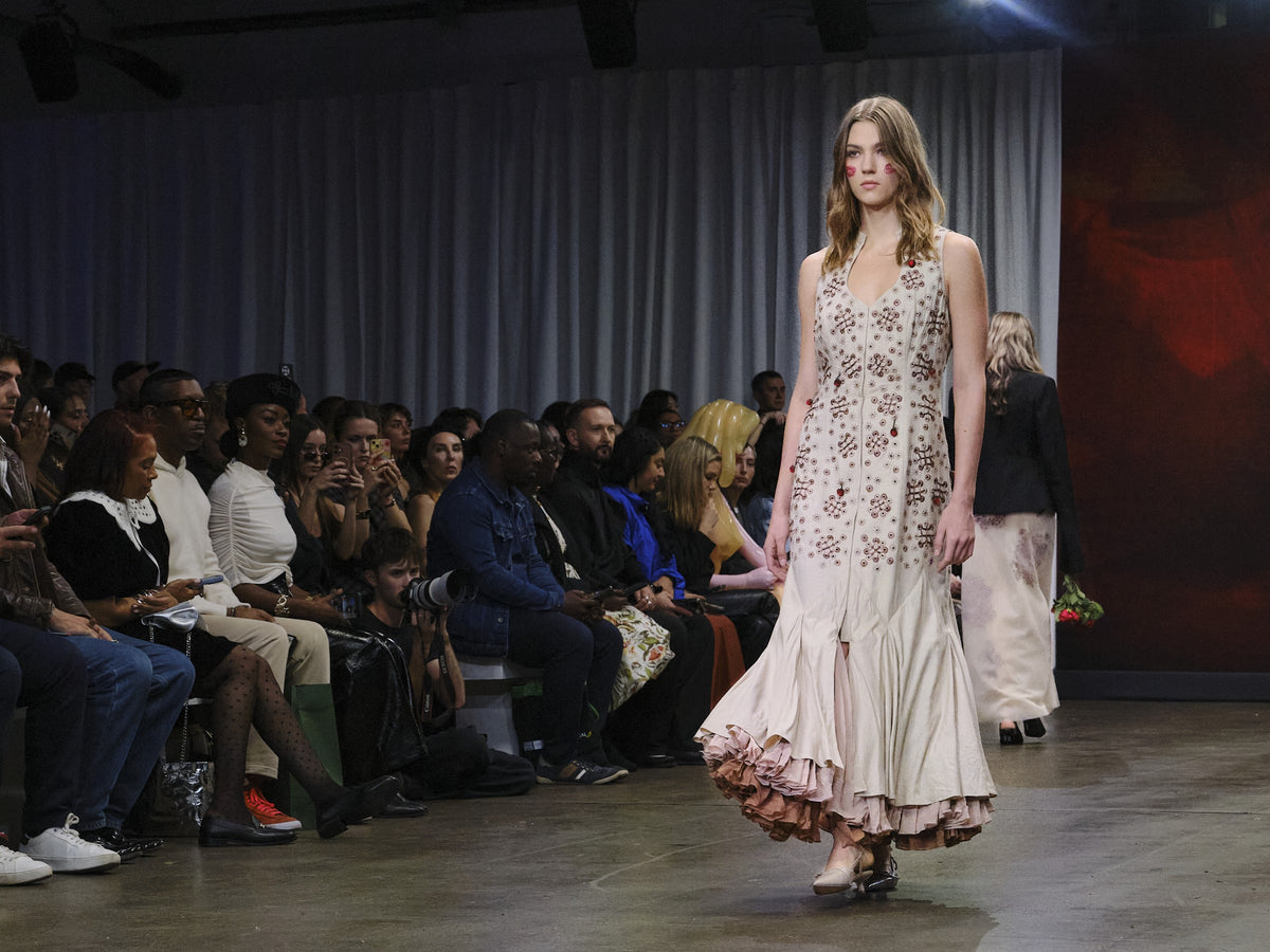 Ahimsa Silk Embroidered Dress