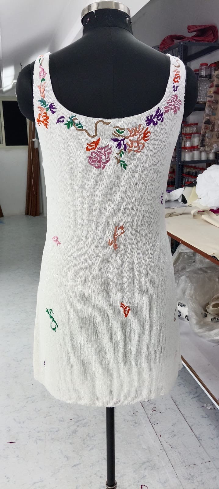 Colouring Book Beaded Dress
