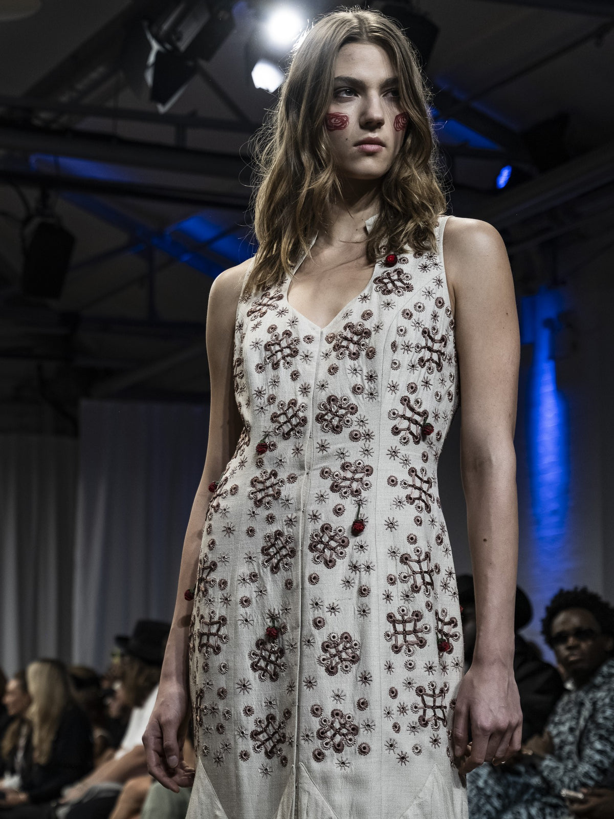 Ahimsa Silk Embroidered Dress