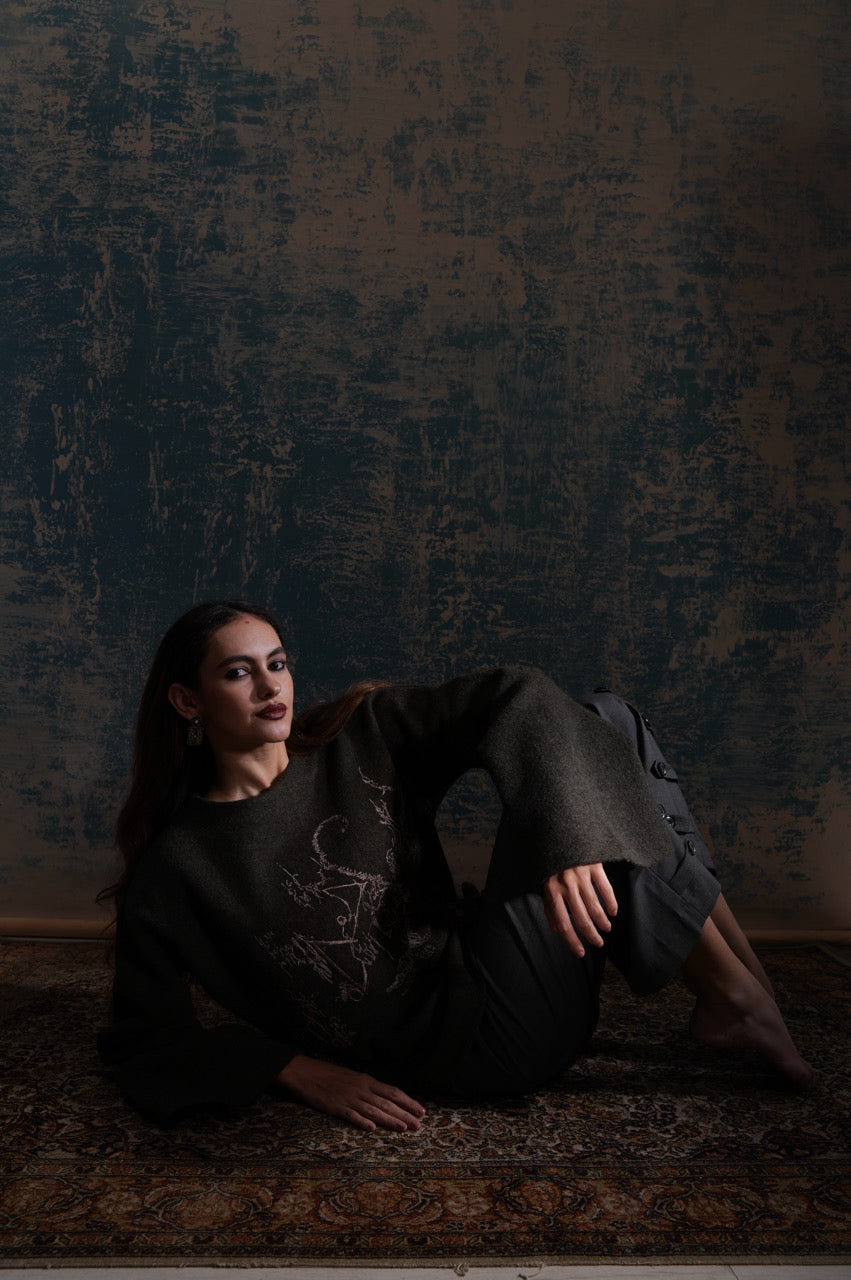 Green Nightmare Sweater