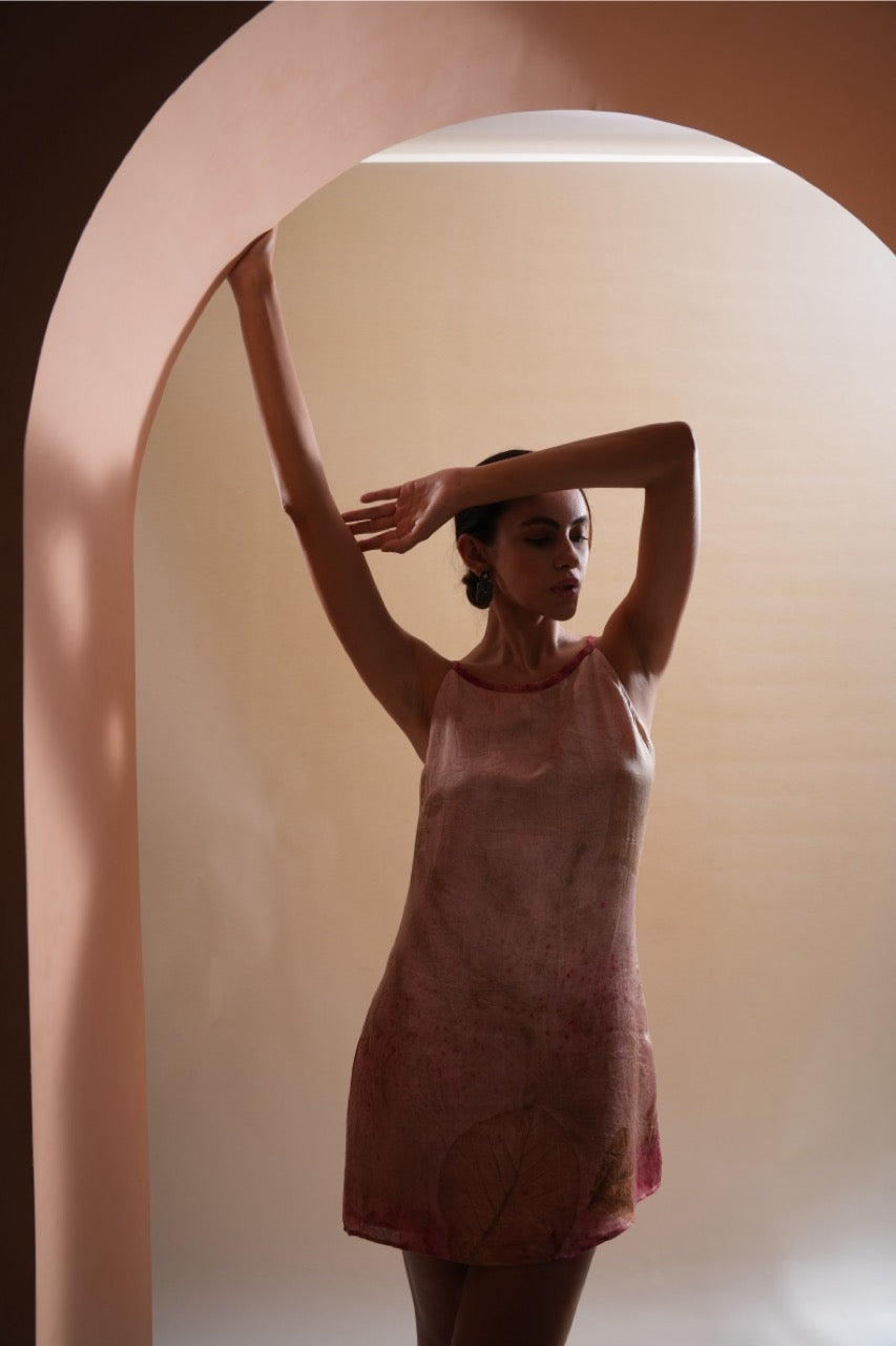 Halter Neck Cashmere Dress