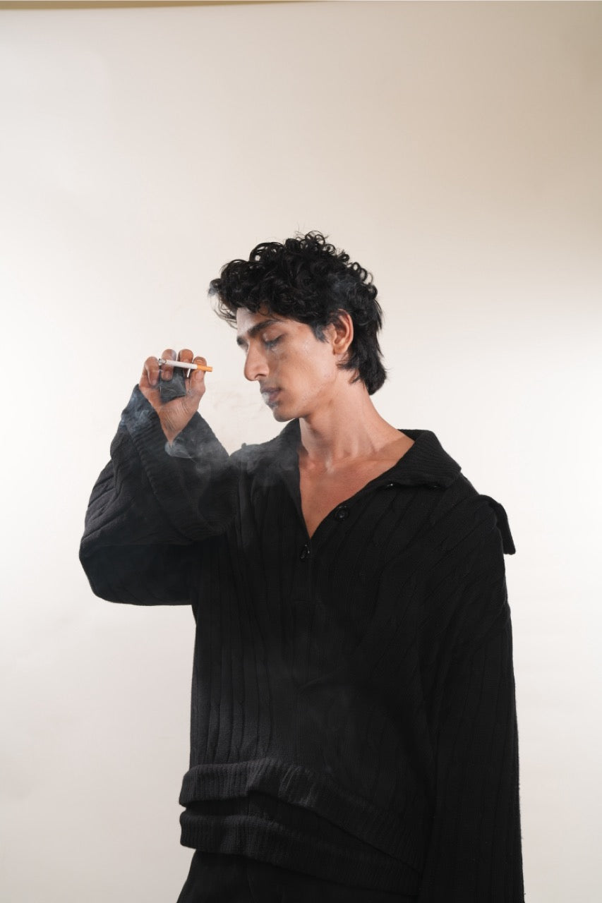 Black Sweater in Sweater