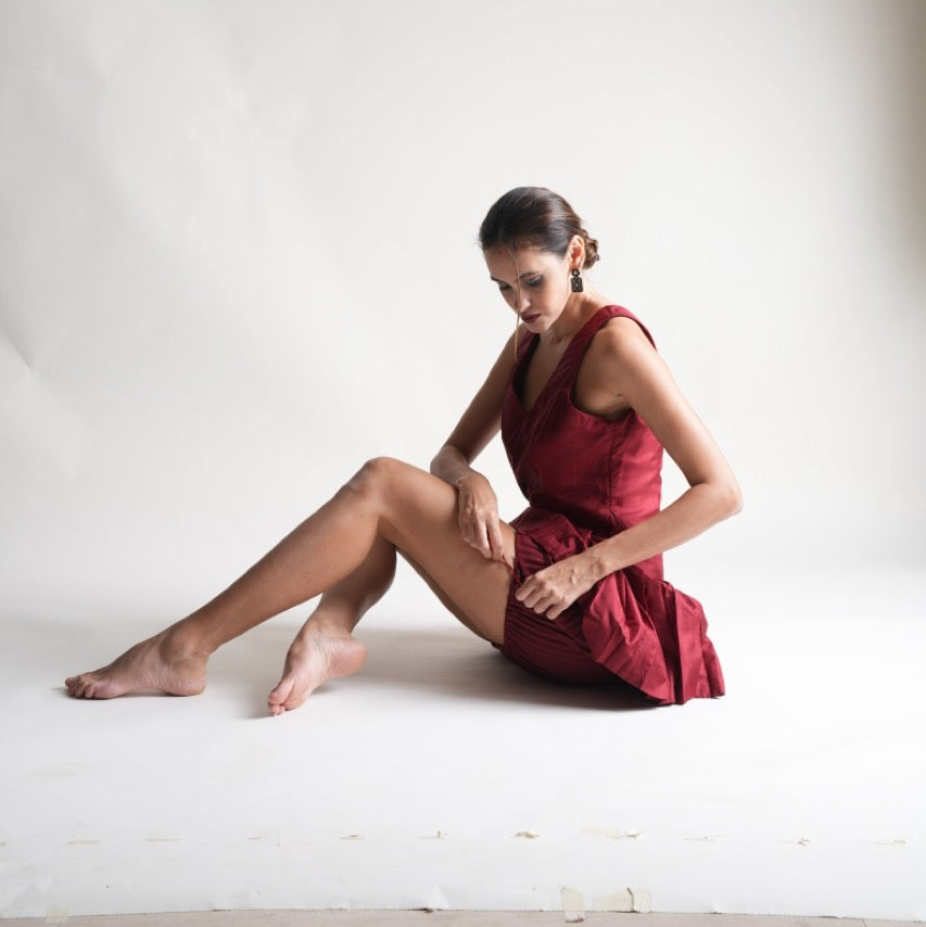 Inside Pleated Lining Dress