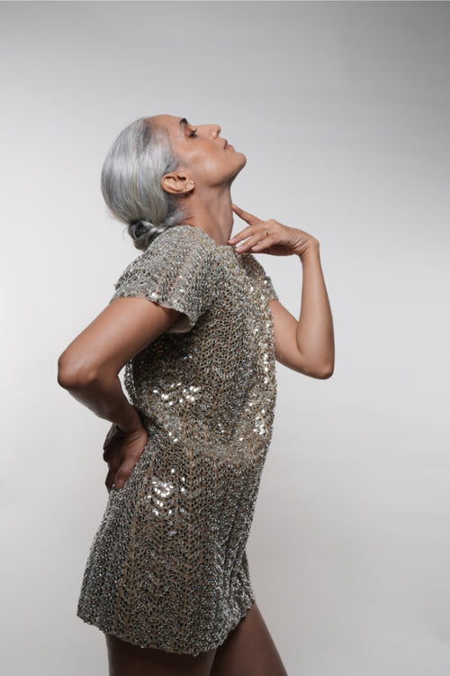 Mirror work Dress