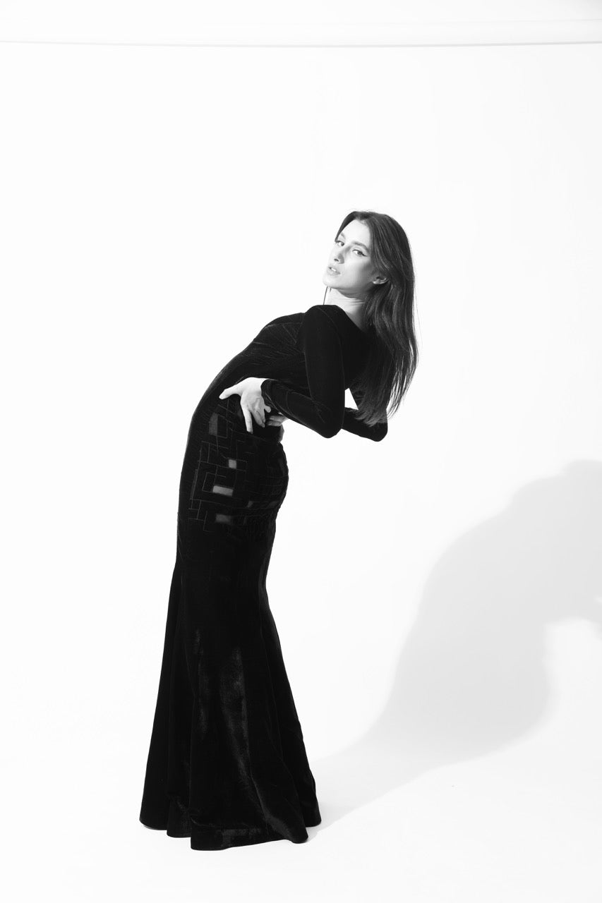Cut-Out Gown