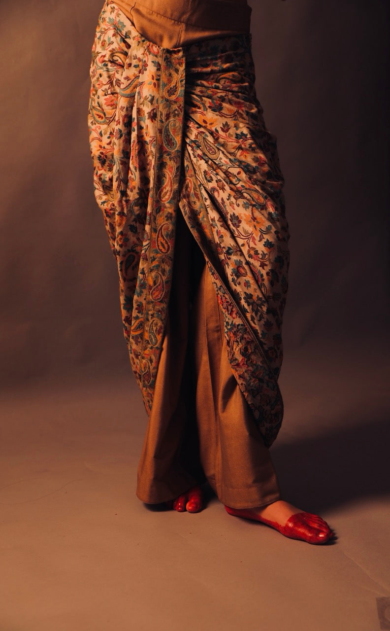 Pashmina Skirt Over Pants