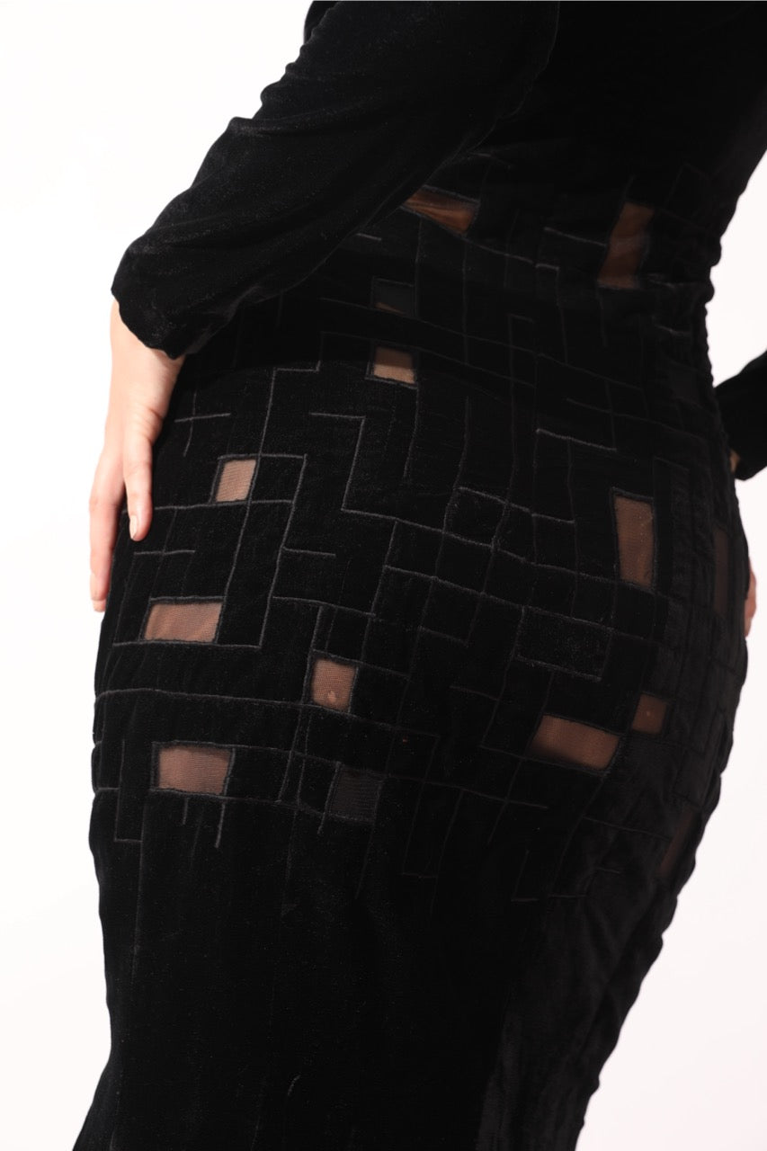 Cut-Out Gown