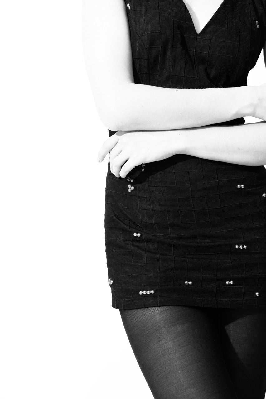 V-Neck Mini Dress